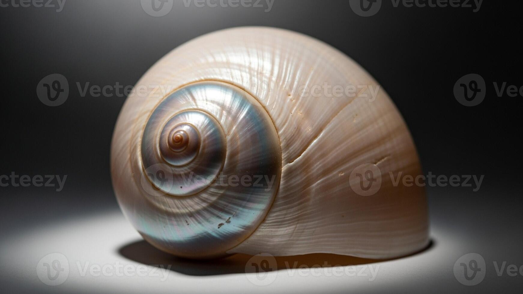 A shell with a white shell and blue shell abstract background photo