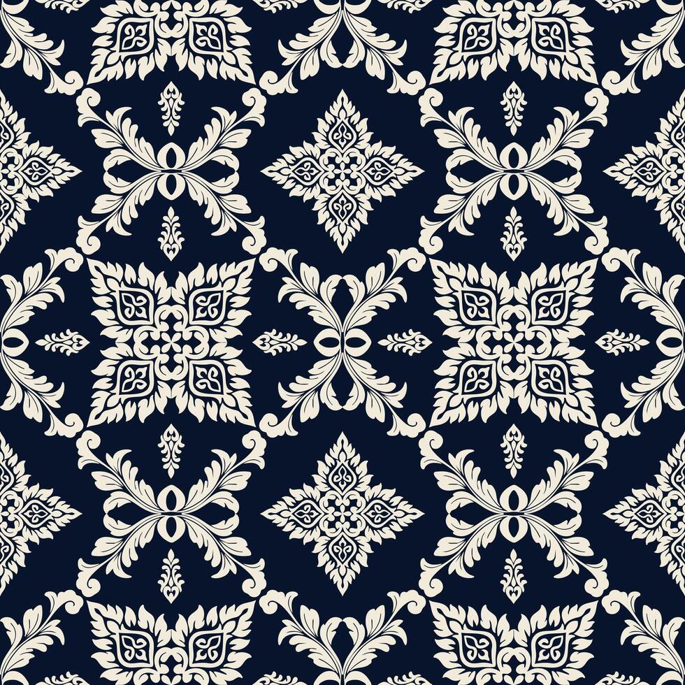 Elegant and ornate pattern with intricate floral and scroll details, perfect for design background vector