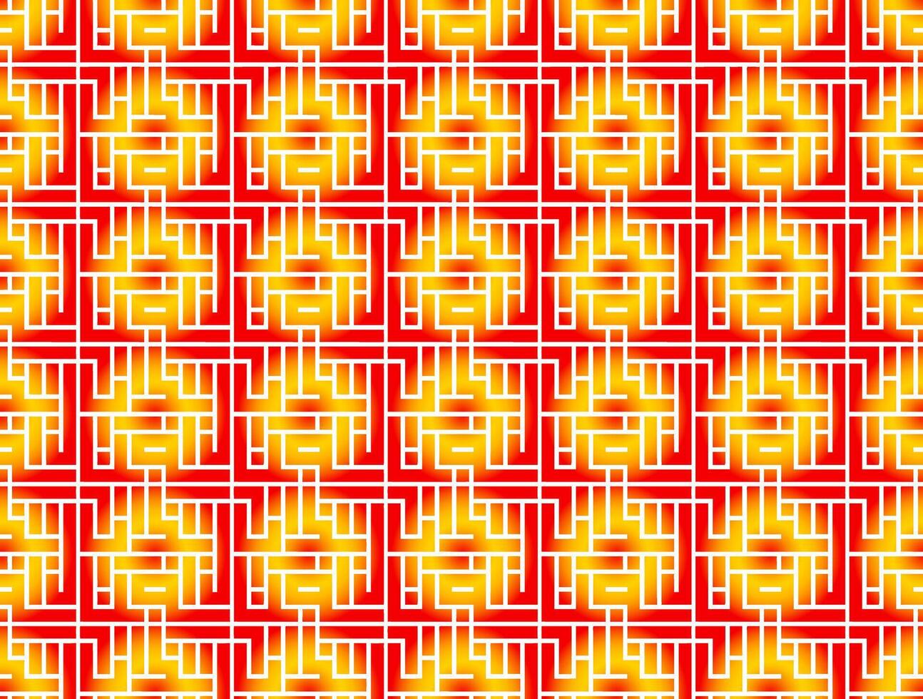Kufic Block Pattern Spelling Hope in Abstract Square Layout with Islamic-Inspired Minimal Design vector