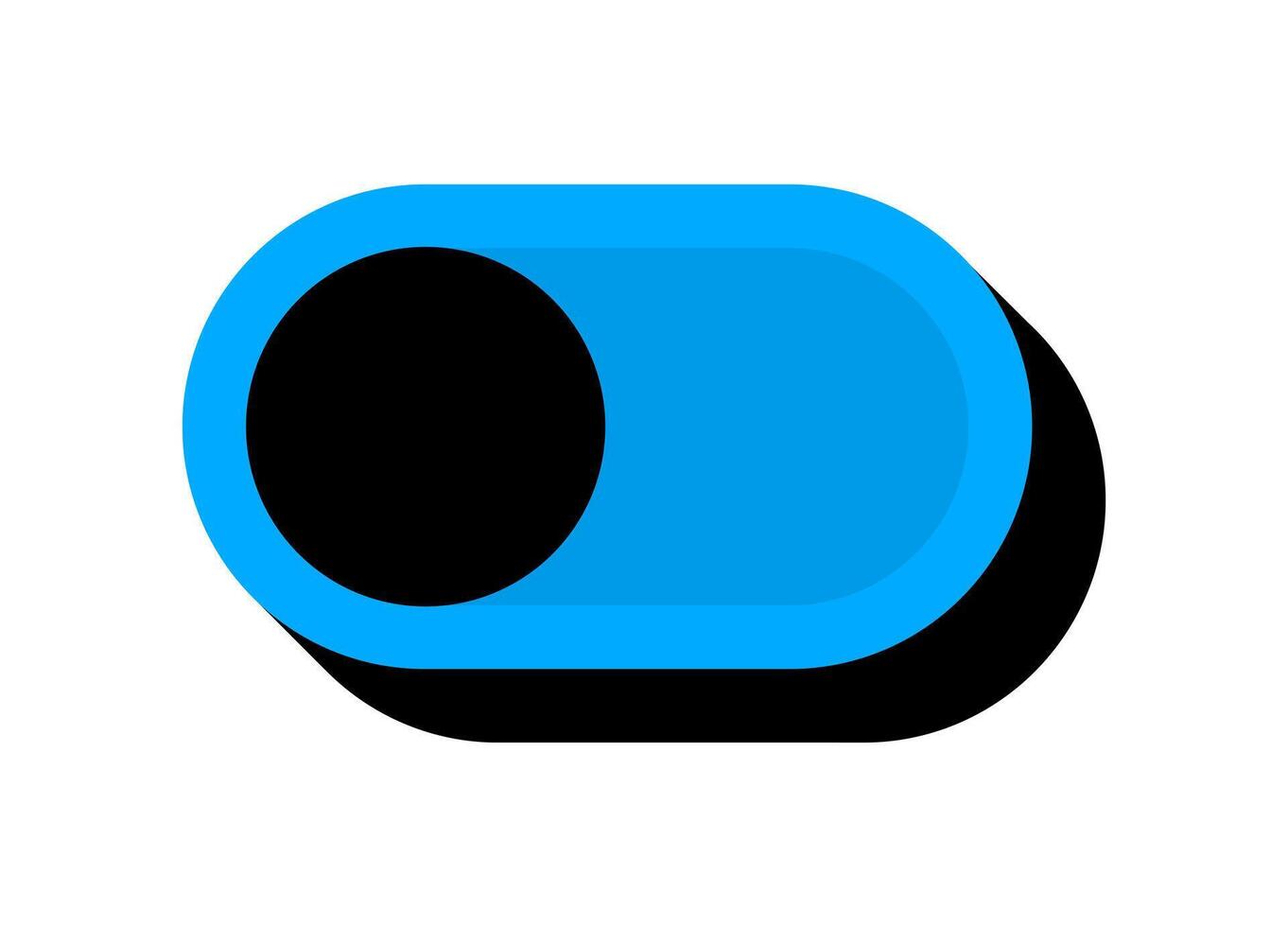 ON and OFF toggles switch buttons. Modern web and mobile app switch button interface elements. Setting toggle icons design. vector