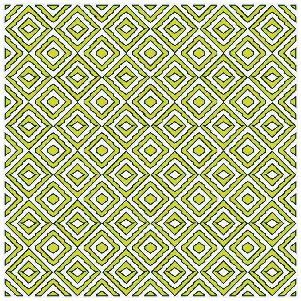 Geometric print pattern with white circles on a navy and pink background, framed by concentric borders. vector