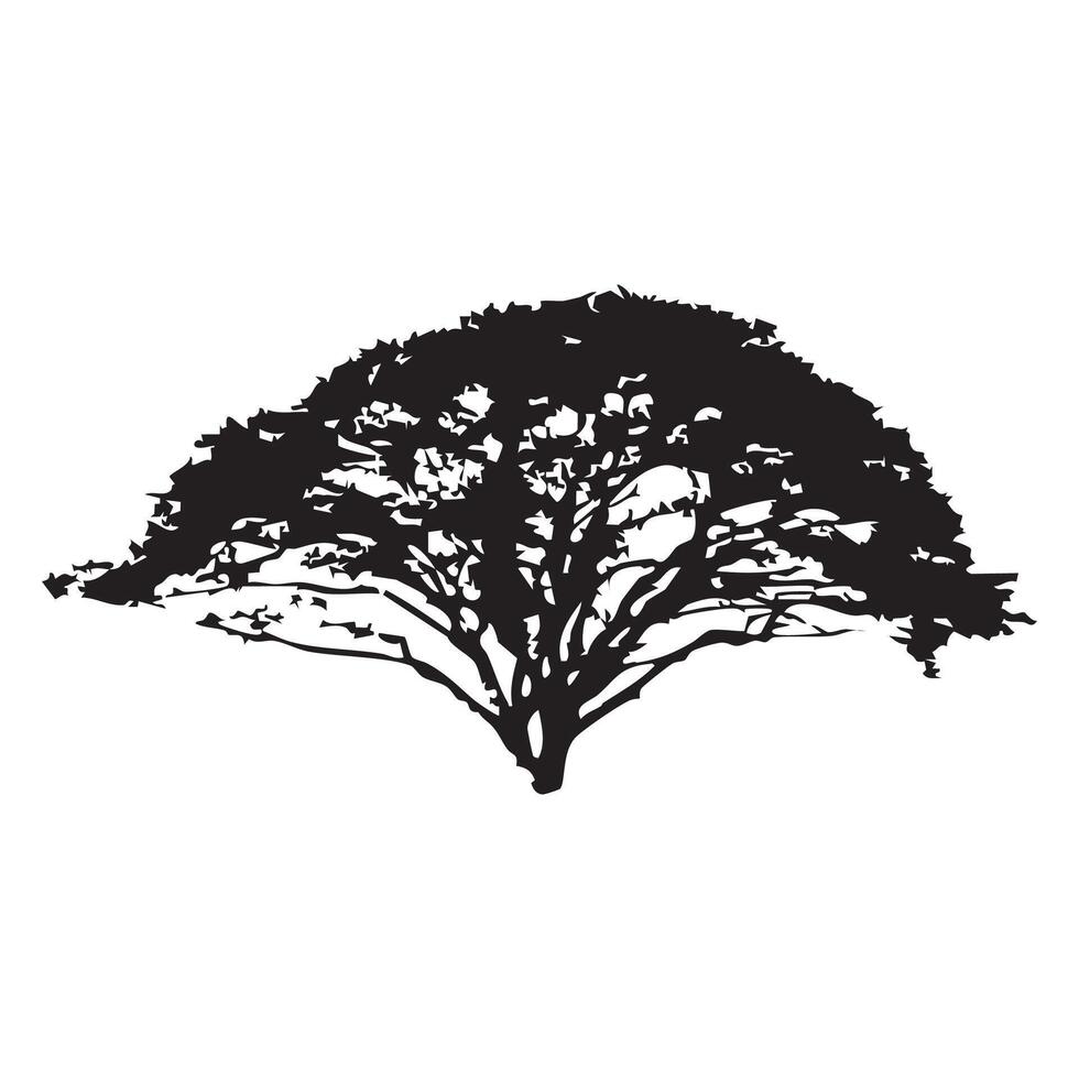 Minimal UI Tree Icon Set vector