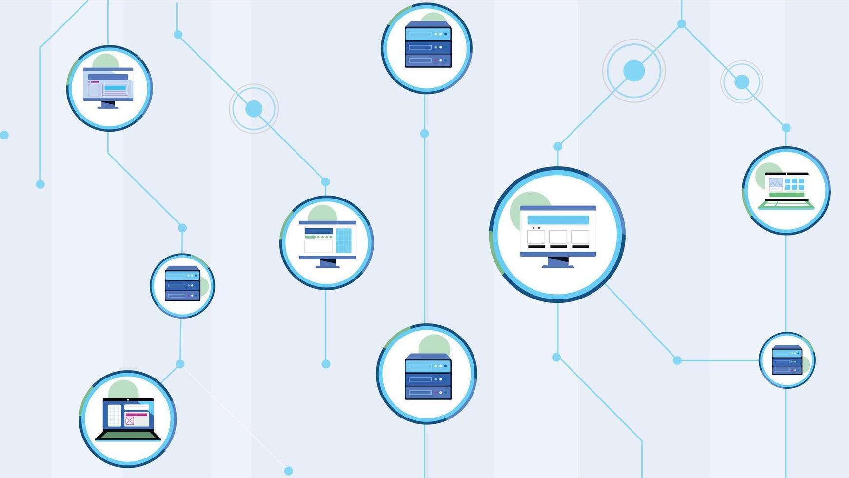 User Interface Integration vector