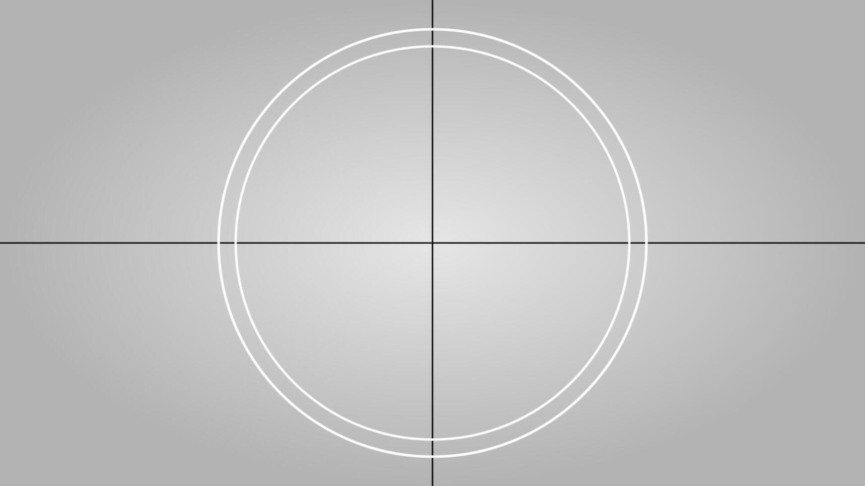 Classic cinema screen intro animation for presentation or motion picture project. Movie countdown timer background set in 16x9 format. Vintage filmstrip numbers with retro frame design. vector