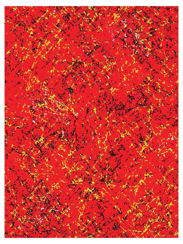 vibrant abstract red and yellow texture print, surface pattern vector