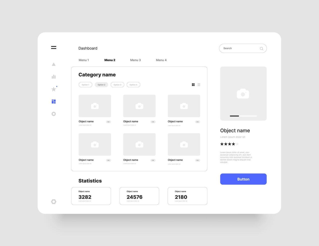 Wireframes screens. Dashboard UI and UX Kit design. Use for mobile app or website. vector