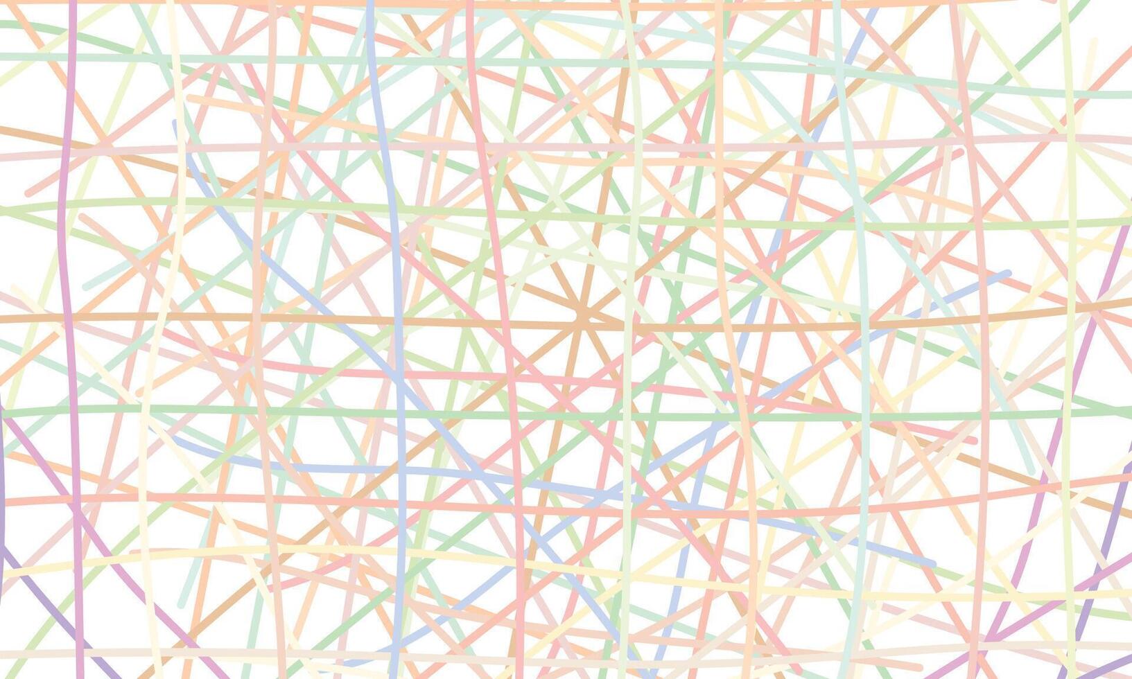 A colorful pattern of lines on a white background vector