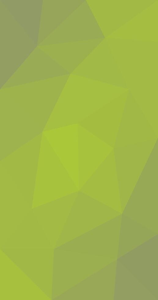 Green abstract low polygonal Vertical background Triangular design vector