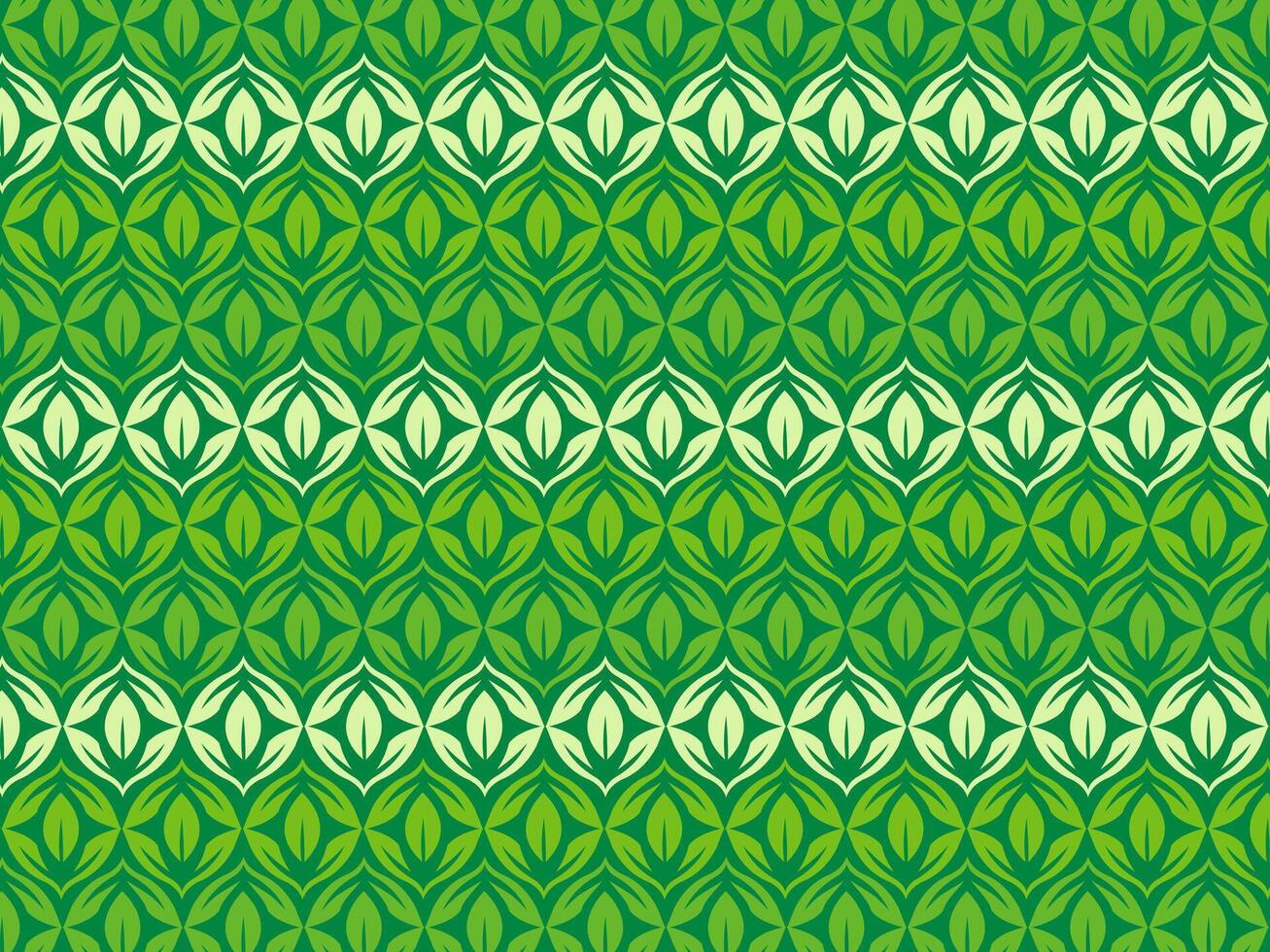 Decorative Repeating Background with Abstract Leaf and Geometric Shapes for Textile Design vector