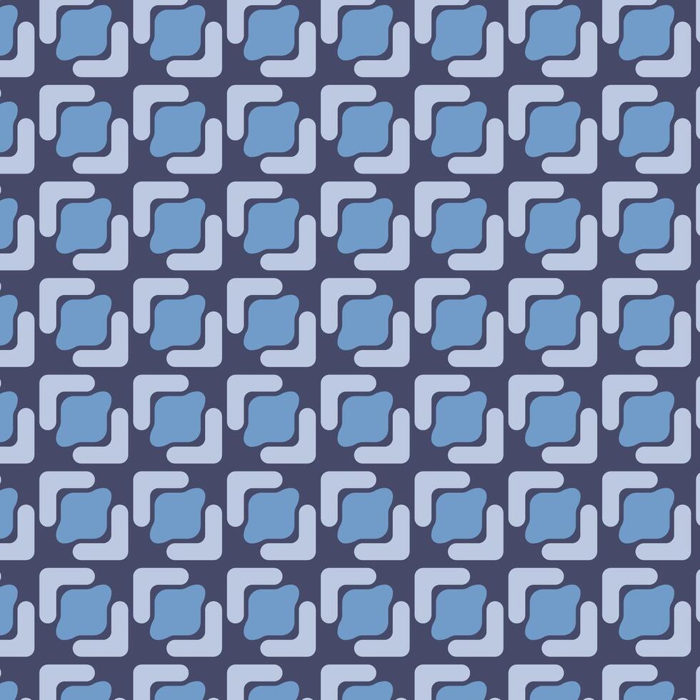 Geometric Abstract with Rounded Squares vector