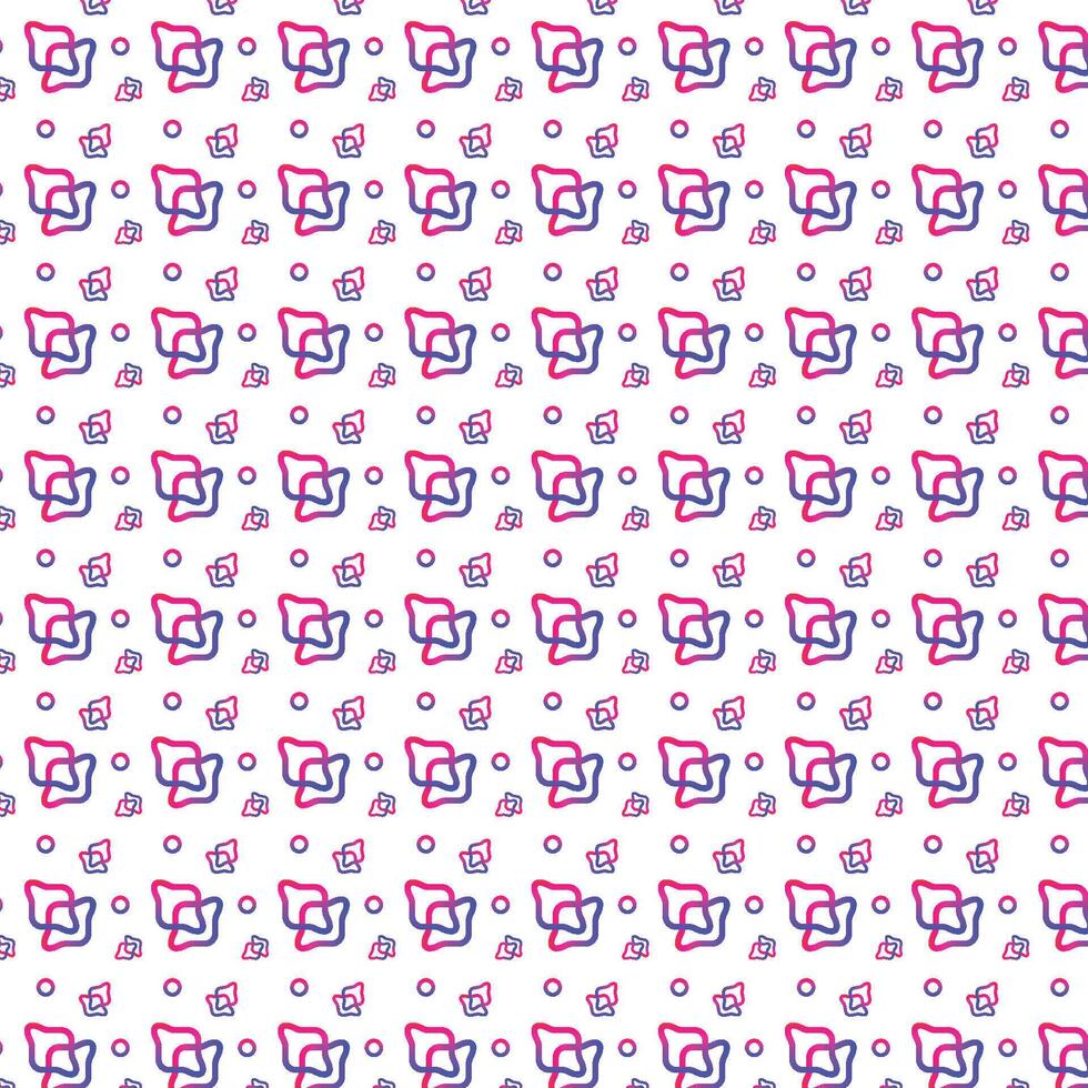 Abstract Overlapping Shapes Seamless Repeat vector