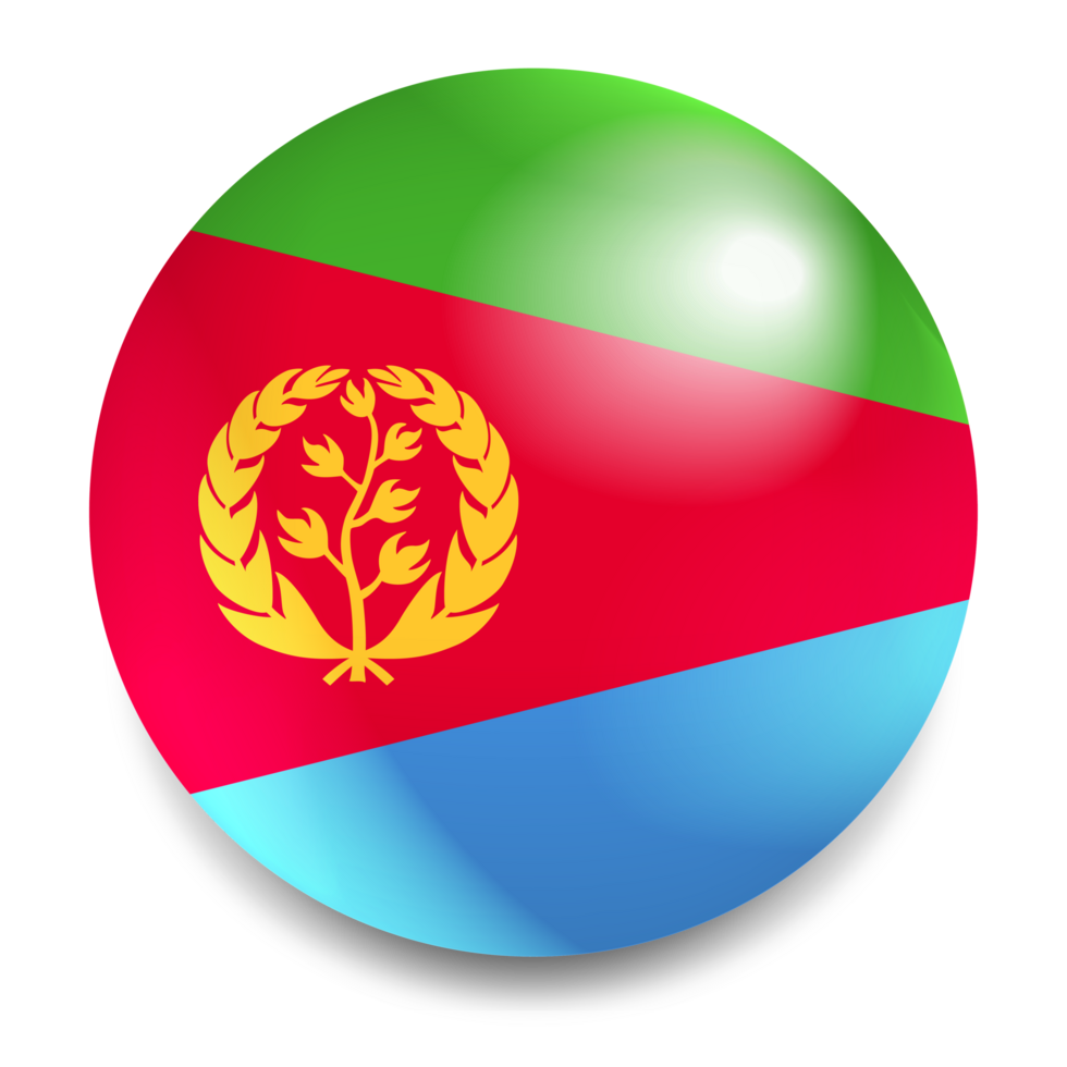 eritrea flagga runda ikon - eritreanska flagga cirkel png