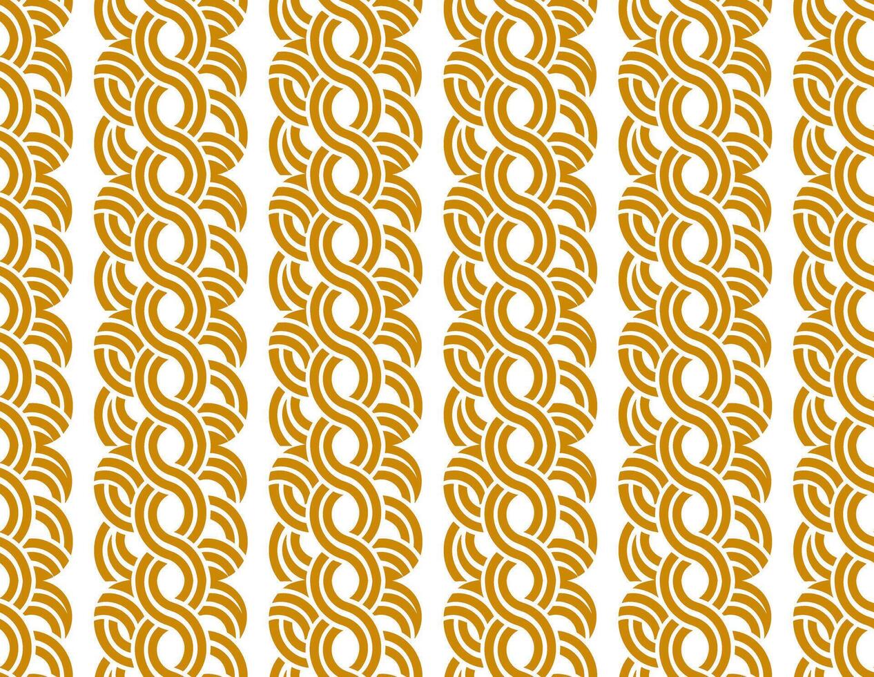 Seamless pattern of overlapping arcs and curved lines arranged in a rhythmic and circular flowing style vector