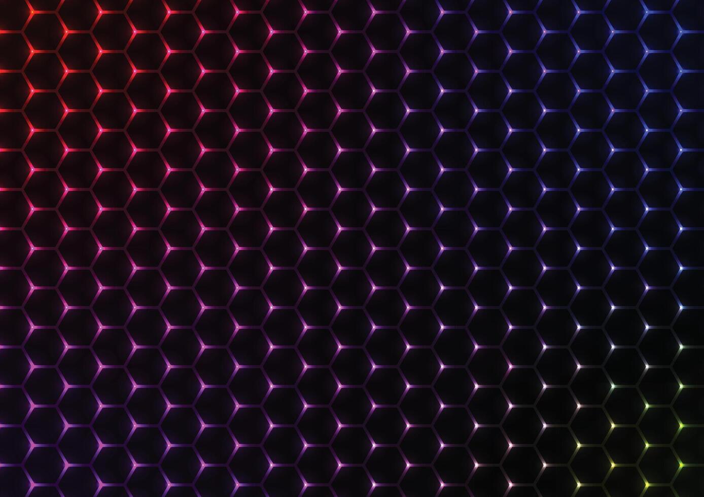 Hexagon tech net light purple pattern background vector