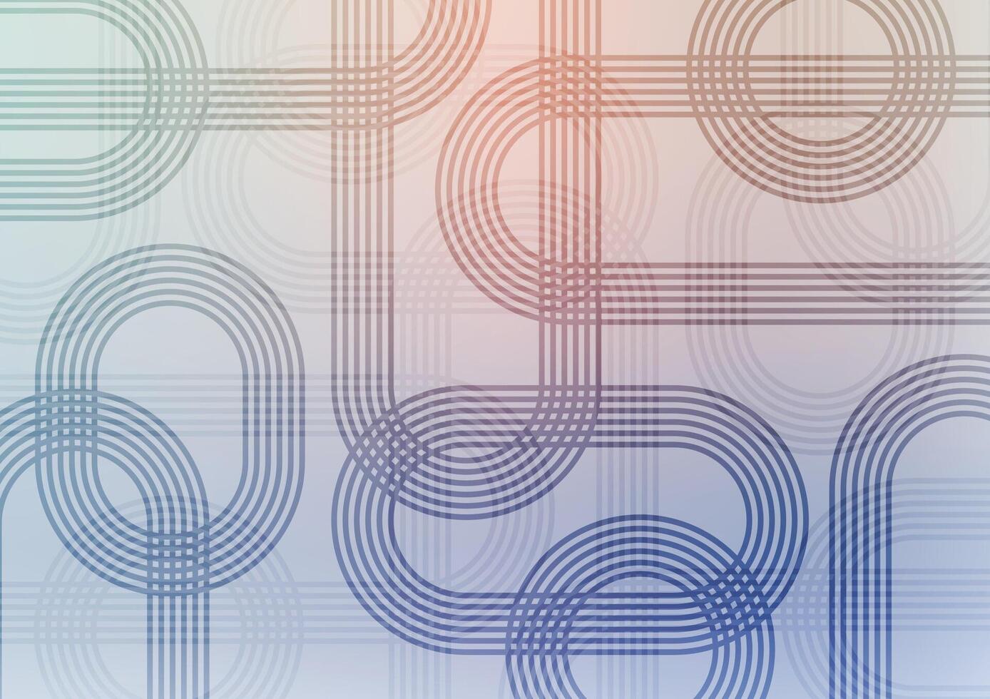 Pastel loop line graphic presentation space vector