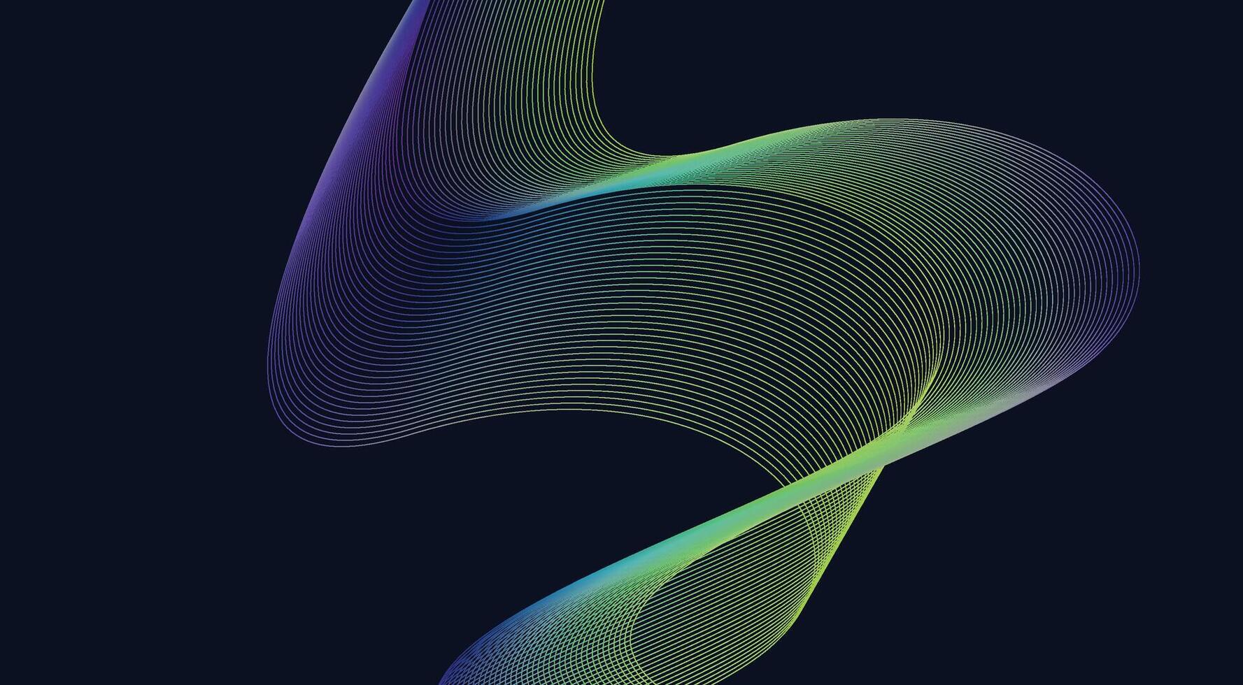 Abstract Blend Lines Wave Background Gradient Colorful Design Illustration vector