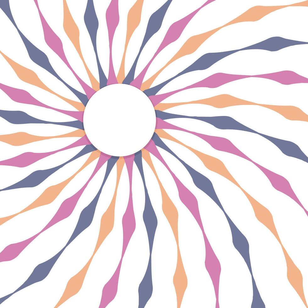 Abstract background with a sunburst pattern vector
