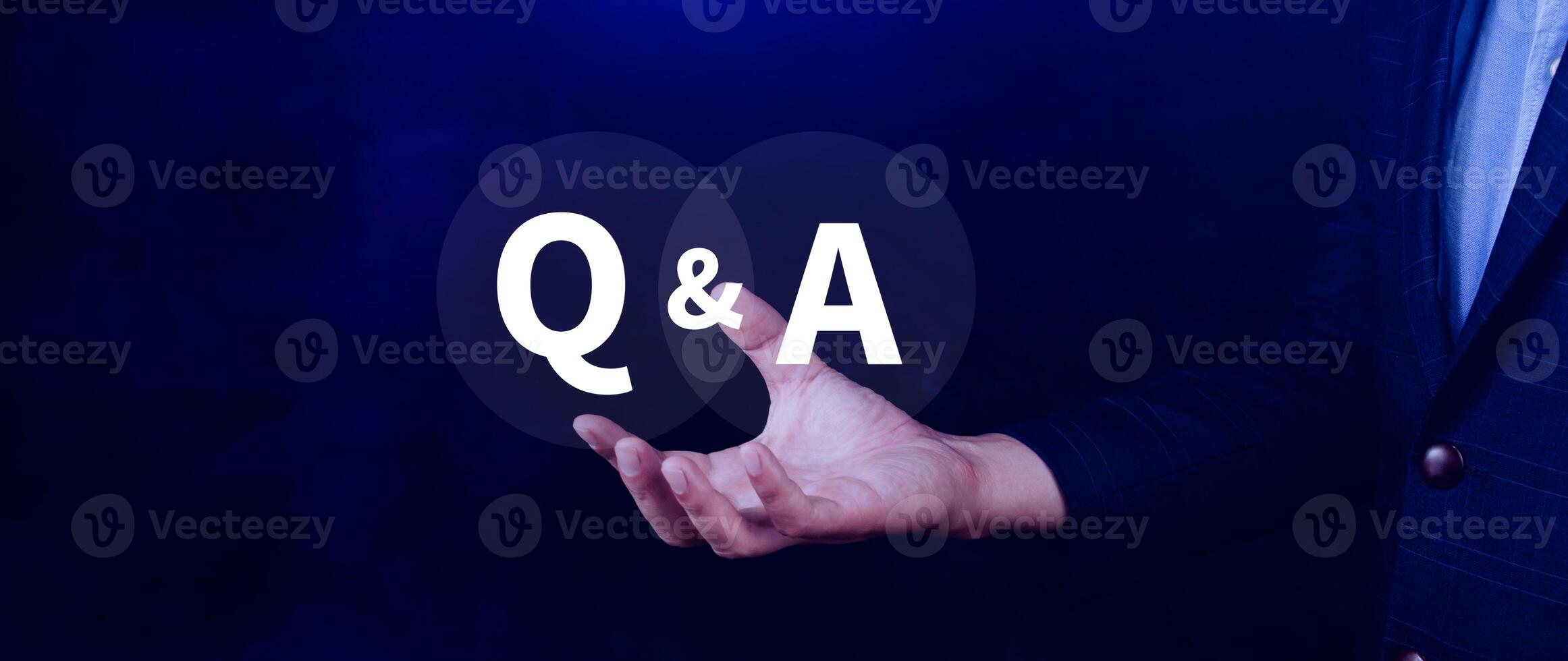 Q and A questions and answers symbol, FAQ, frequency asked questions, Answer, Question Ask, Information, Communication and Brainstorming Concepts. photo