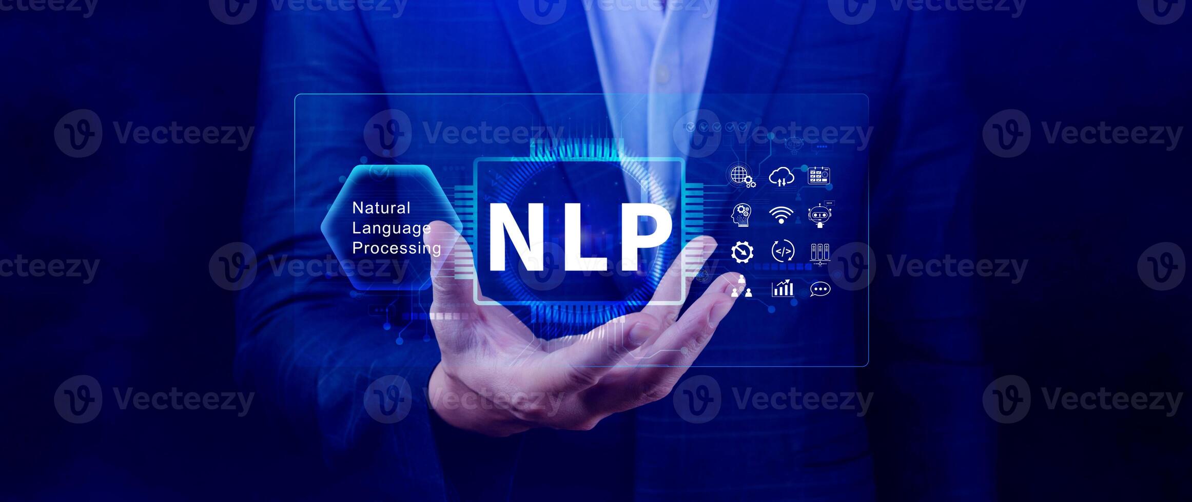 NLP concept, natural language processing, neural network, nlp coaching, neuro linguistic programming, AI Artificial intelligence, data science. photo