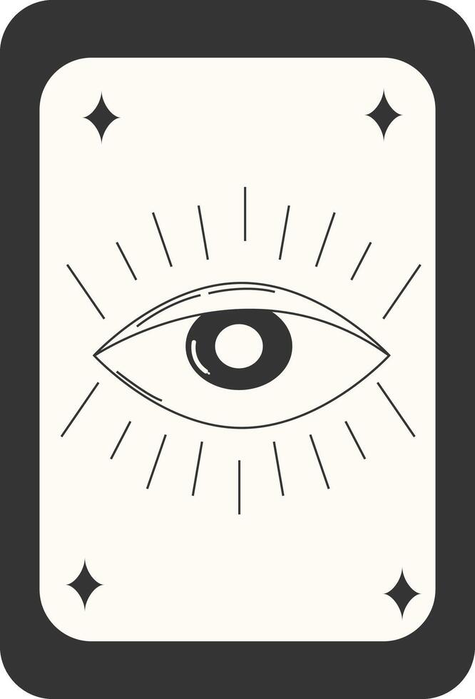 Mystical Celestial Element in Simple Design. vector