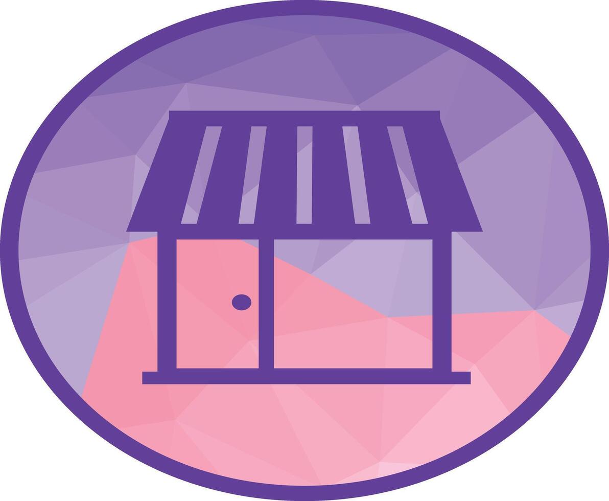 Modern shop icon in clean geometric style, ideal for e-commerce branding, online store logos, retail signage, shopping apps, and marketing materials in both print and digital formats vector