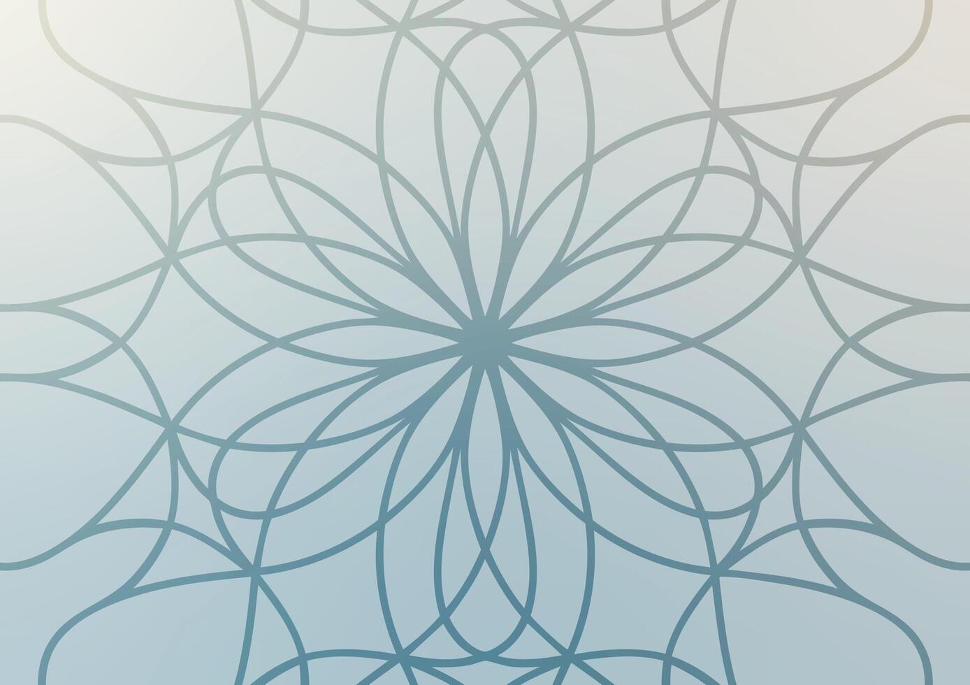 Abstract mandala gradient geometry background vector