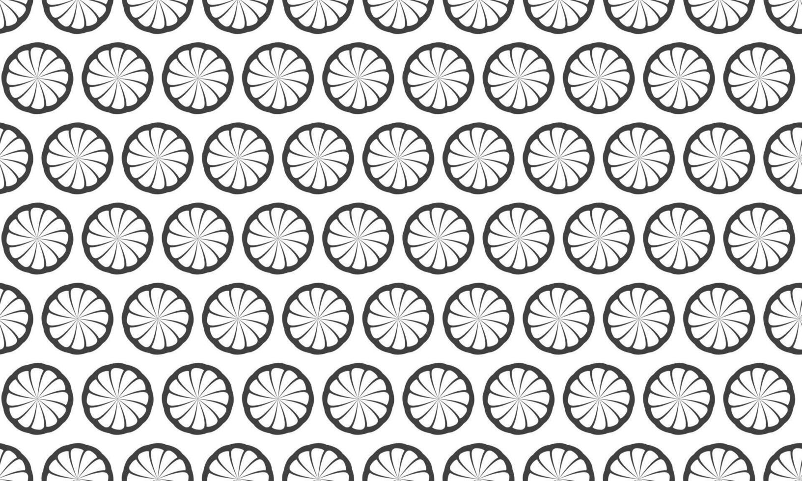 Elegant monochrome pattern of repeating circular motifs. Ideal for backgrounds, textiles, website design, and branding. Sophisticated geometric design offering a sense of order and visual rhythm. vector
