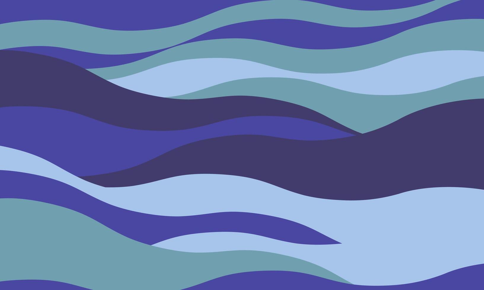 Abstract calming wave pattern in shades of blue and purple. Perfect for backgrounds, website design, or print projects. Evokes serenity, fluidity, and tranquility. vector
