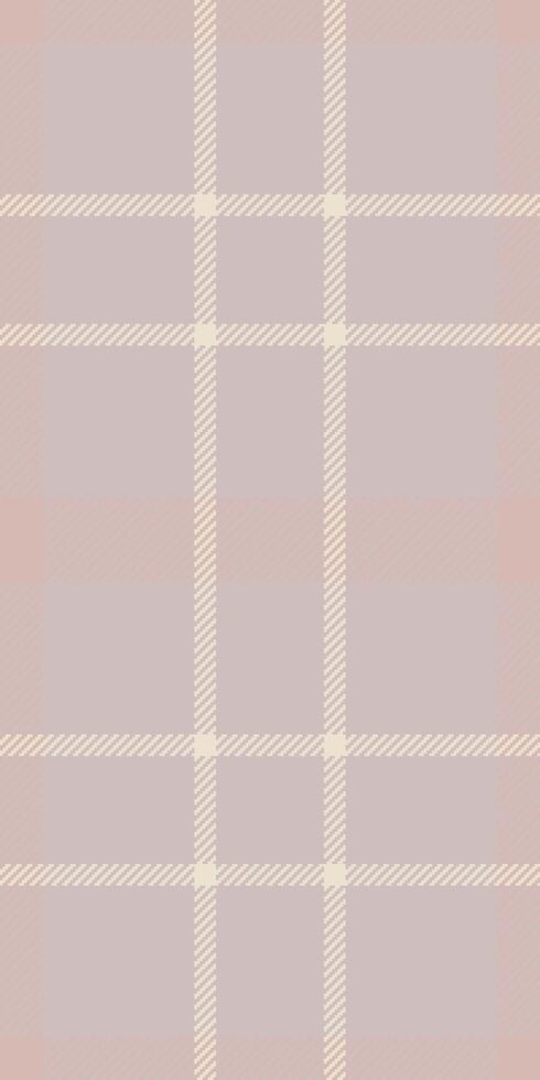 Table cloth pattern check plaid, gingham tartan textile texture. Elementary fabric background seamless in light and white colors. vector