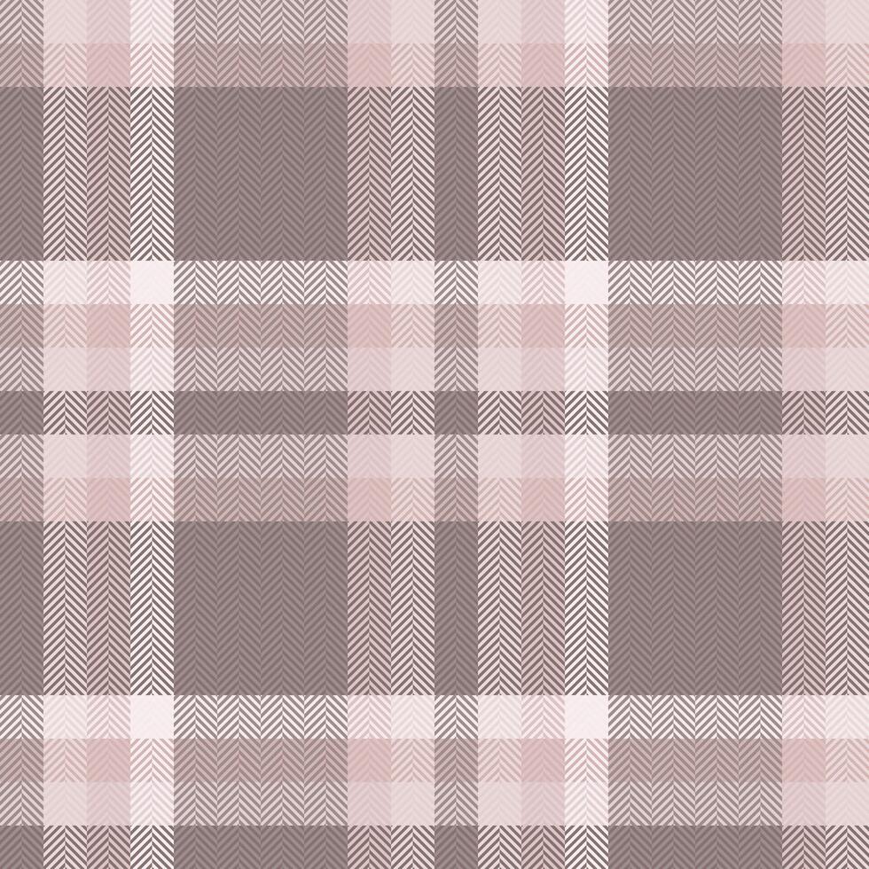 Elegant herringbone plaid pattern in soft pink and taupe. Perfect for textile design, apparel, website backgrounds, or crafting projects. vector