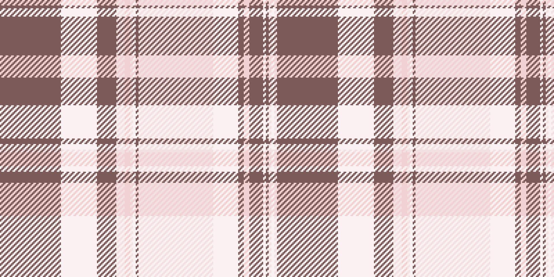 Elegant pink and brown plaid pattern. Perfect for textile design, fashion, or website backgrounds. Subtle texture and soft color palette evokes warmth and sophistication. vector
