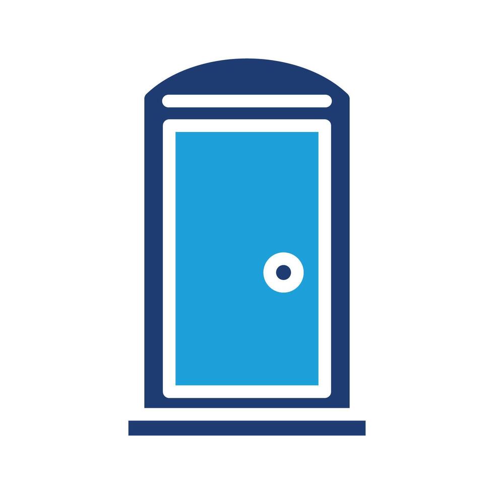 portable toilet colored icon design good for web or mobile app vector