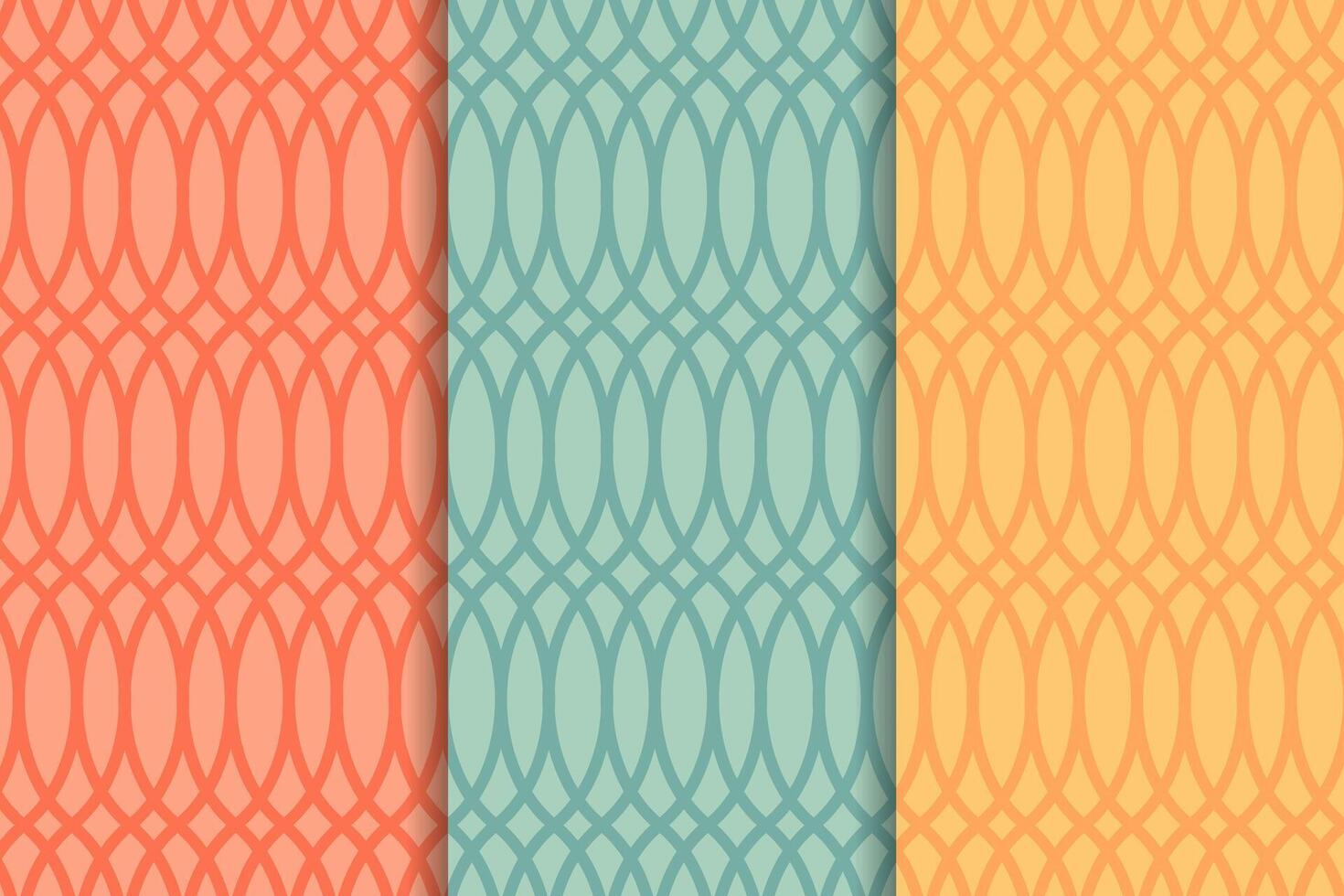 abstract red, yellow and green curve lines textures on pastel background. Simple flat pattern design with copy space. Use for cover template, poster, web banner web, Print ad. vector