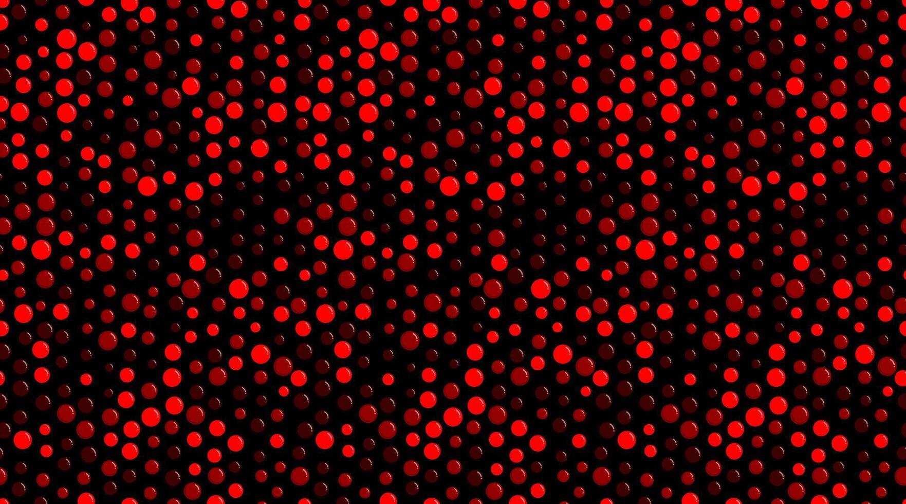 Abstract red and black dotted pattern. Dynamic, vibrant design ideal for backgrounds, textures, or website banners. Represents energy, technology, or modern aesthetics. vector