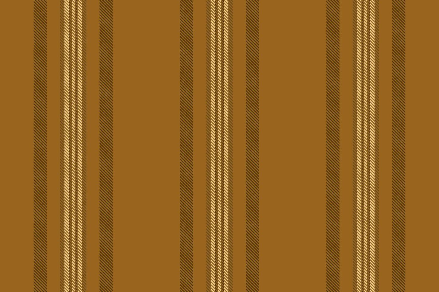 Sectangle lines texture pattern, stationary textile vertical. Harmony stripe fabric seamless background in orange and amber colors. vector