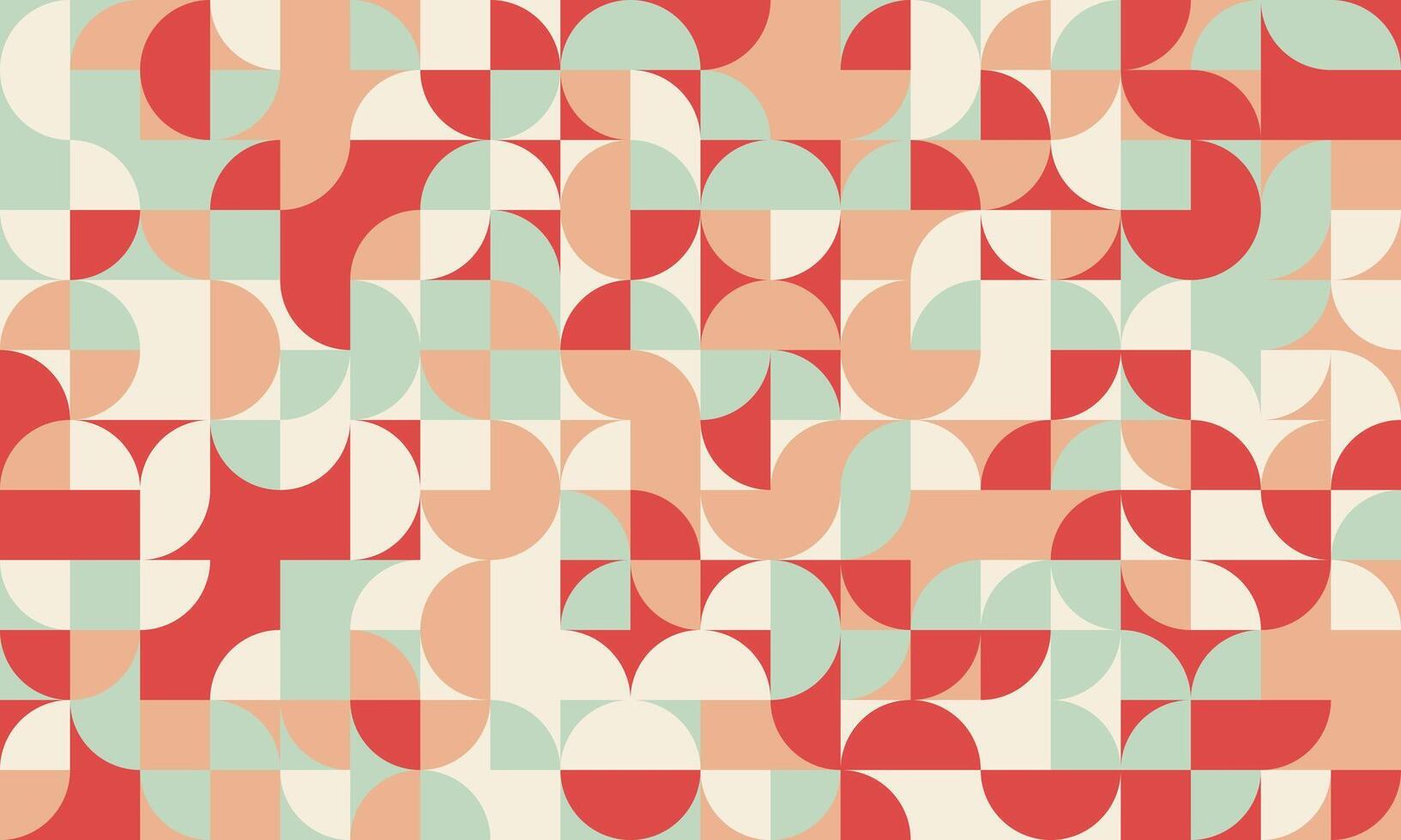 A colorful abstract pattern with many shapes vector