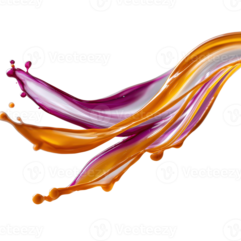 Vibrant Flowing Liquid Colors in Fluid Waves Creating Dynamic Abstract Art for Creative Projects png