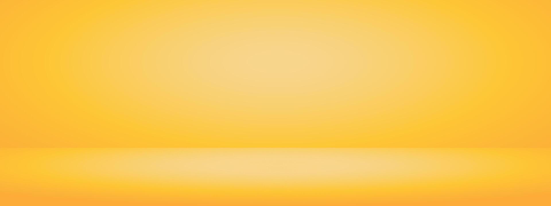 Yellow studio room. Limbo light background. Abstract 3d bg with empty space for advertising text. mockup illustration. vector