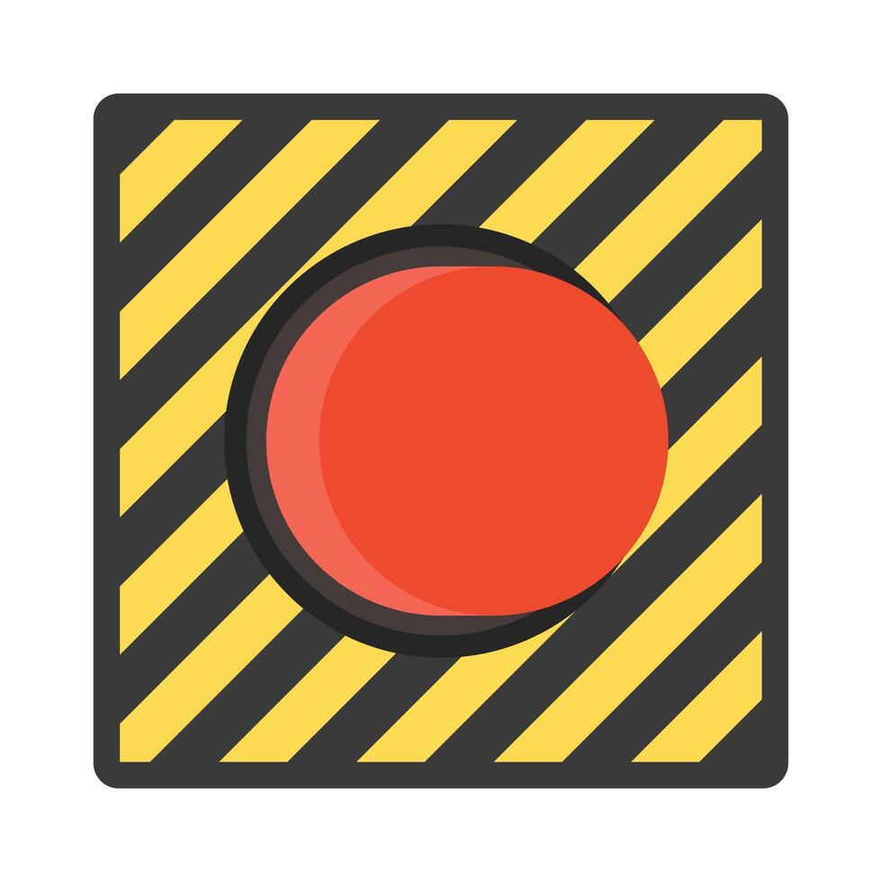 Illustration button start launch rocket unique design vector