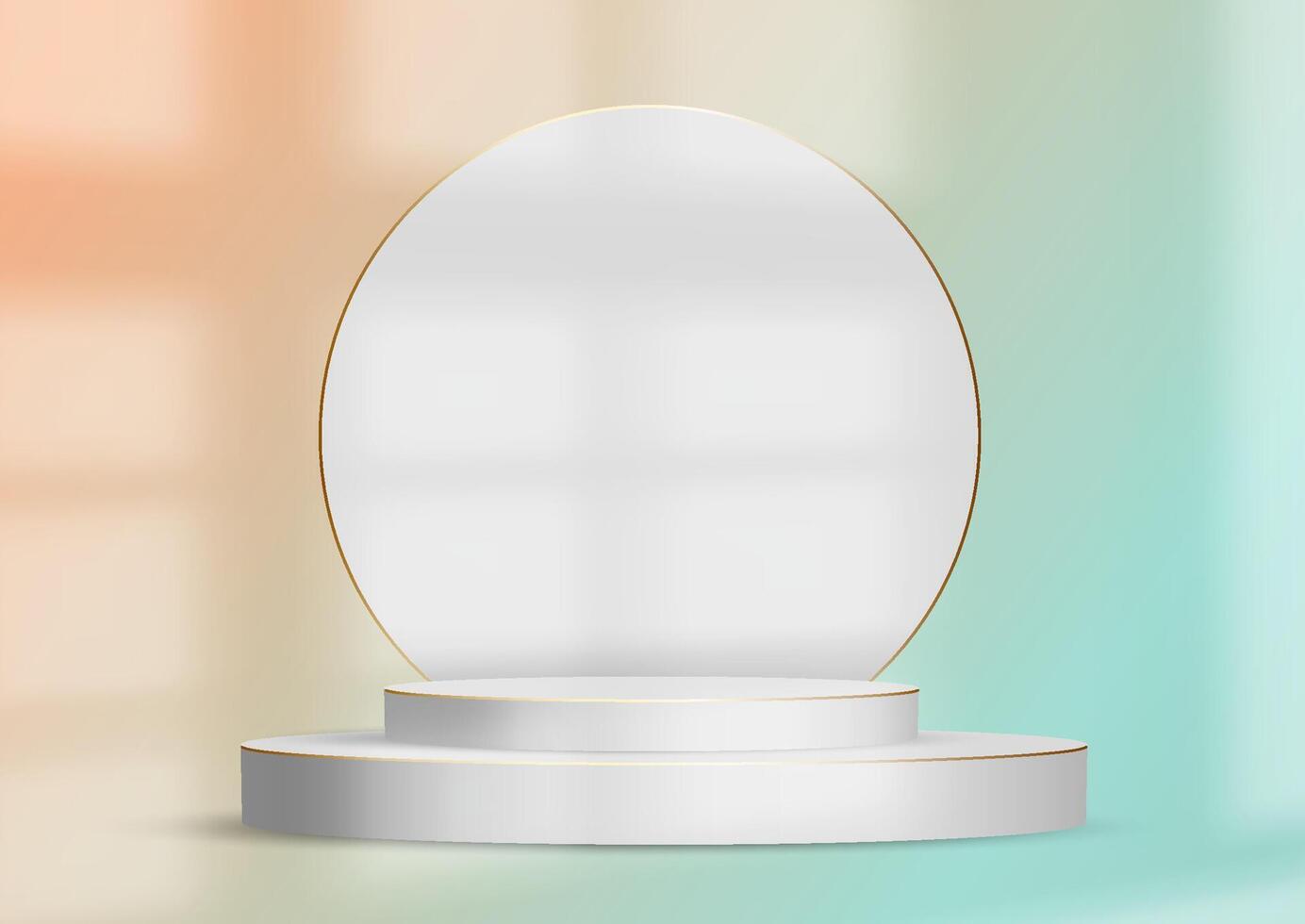 Abstract display background with window shadow overlay vector