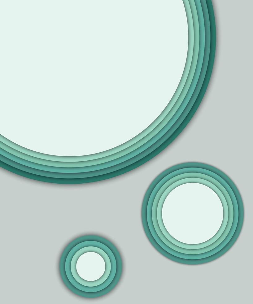 Abstract background with circles vector