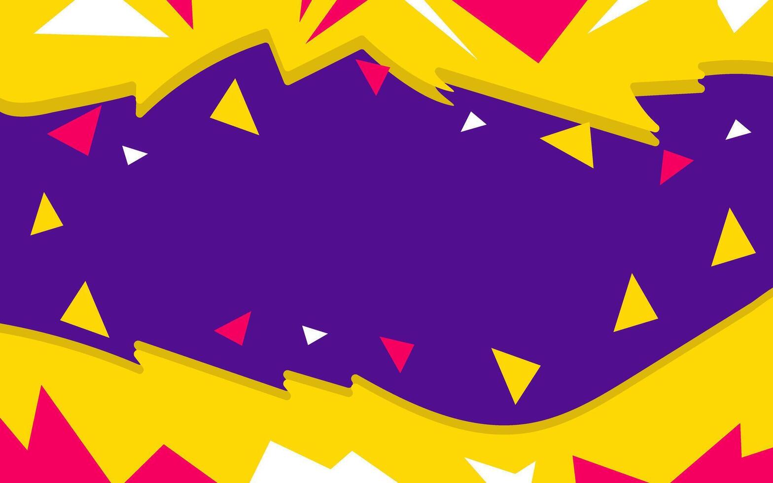 Colorful geometric pattern with triangles vector