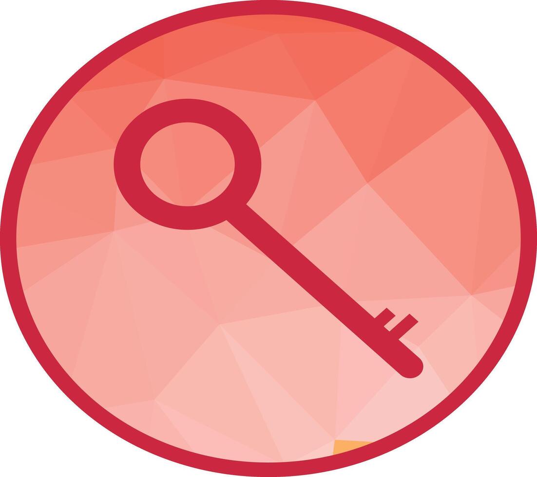 Key icon representing security, access, and unlocking. Ideal for digital security apps, password management, real estate, access control systems, and locksmith services branding vector