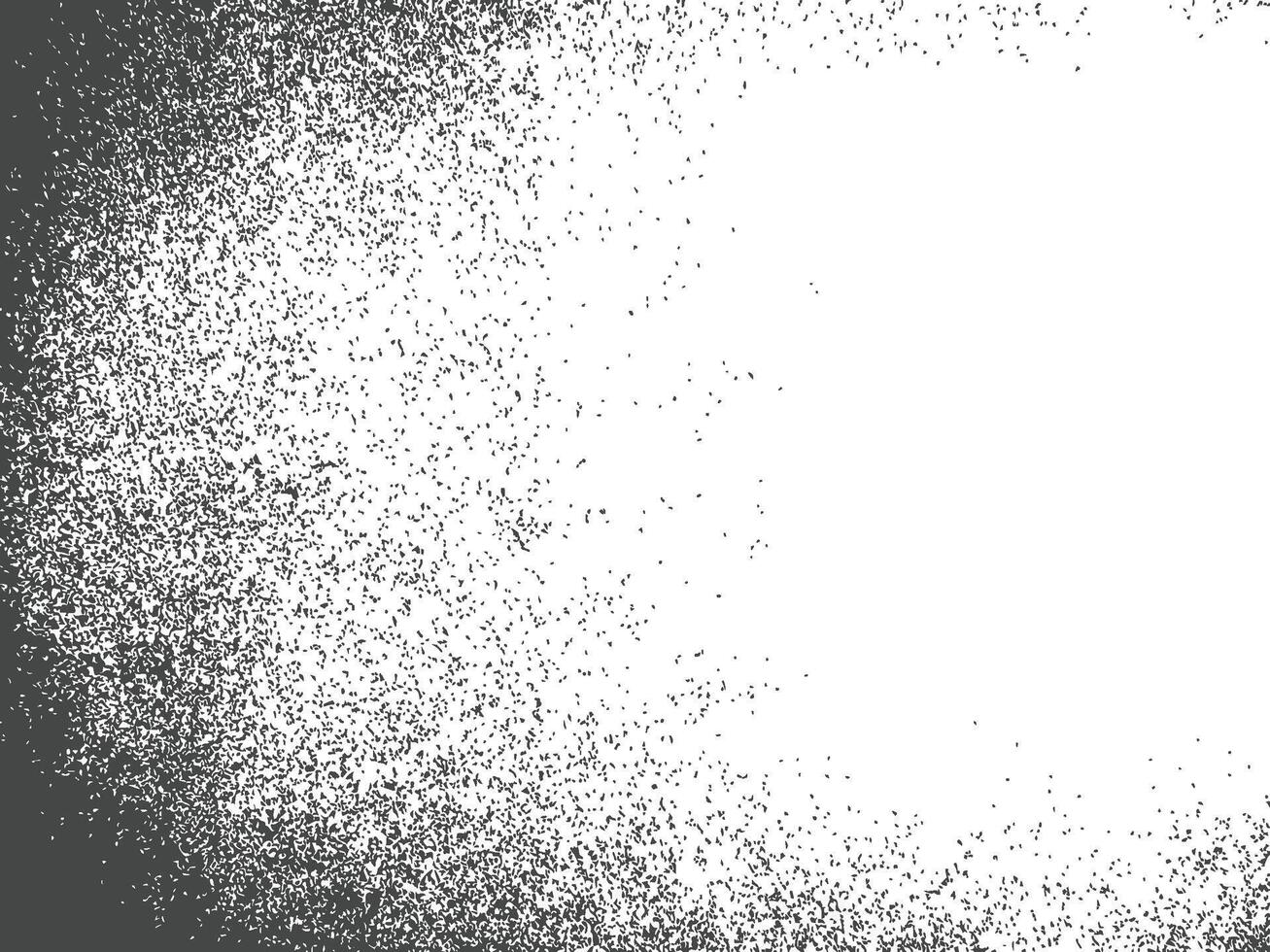 Abstract noisy grunge print background with scattered texture and dark elements, ideal for graphic overlays, vintage design, and artistic distressed visuals. vector