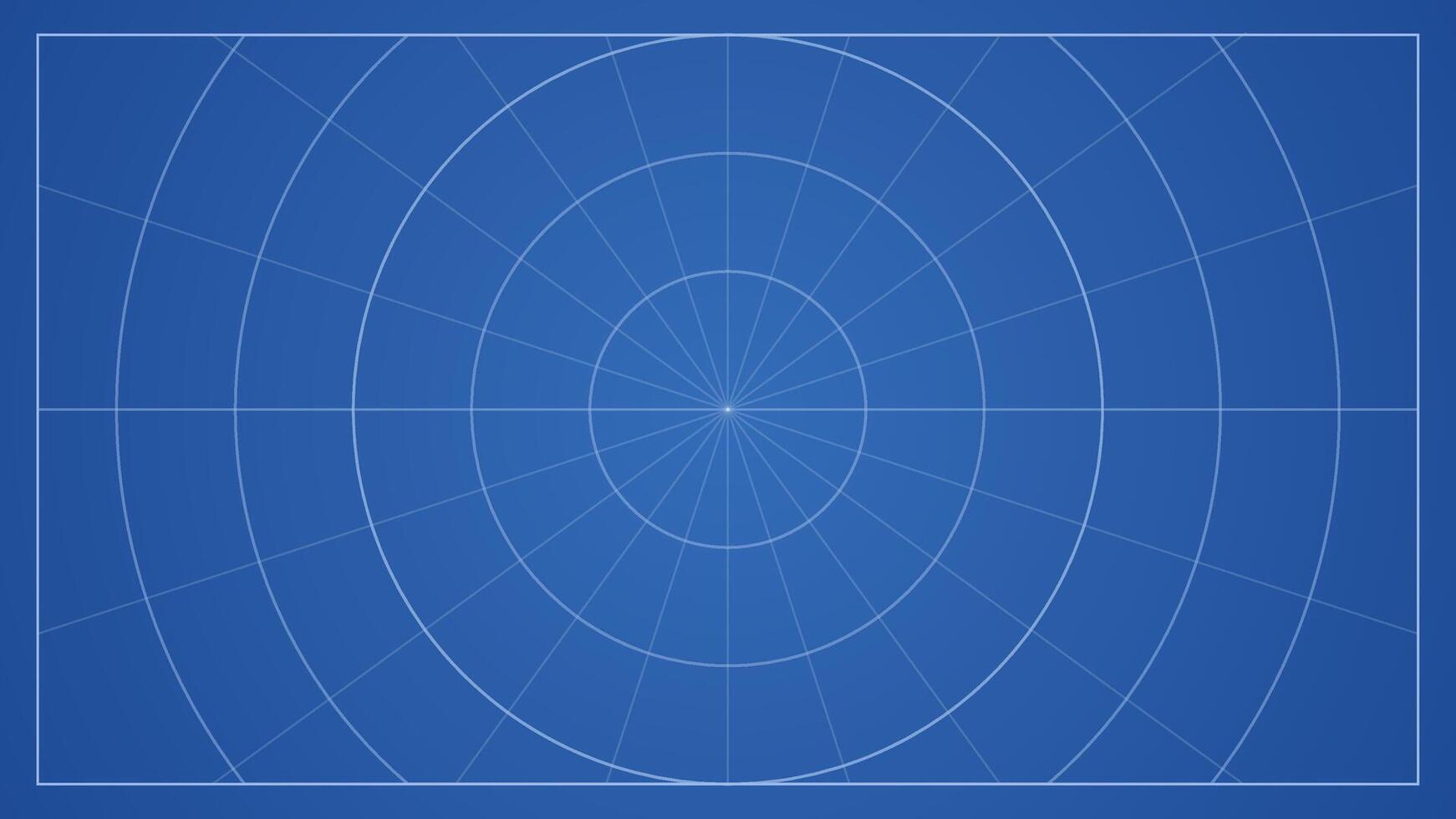 Blueprint background with graph grid and lines on blue paper. This blueprint bg is used for architecture planning, building layouts, and project drawings. vector