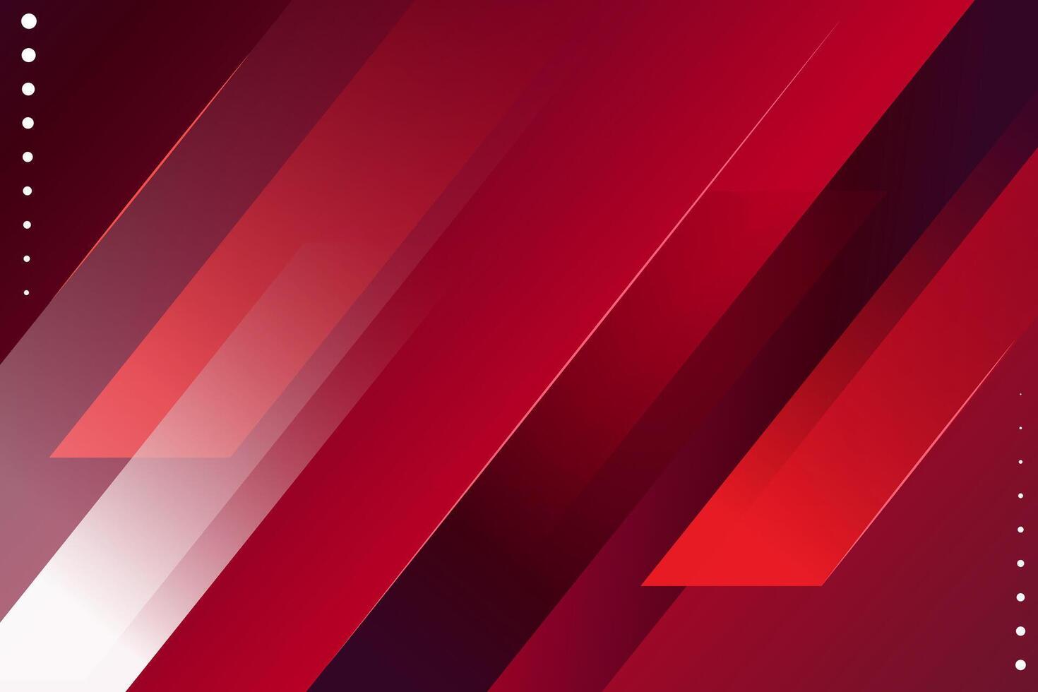 Red Background Design with Random Geometric Shape Modern Futuristic Tech Design. vector