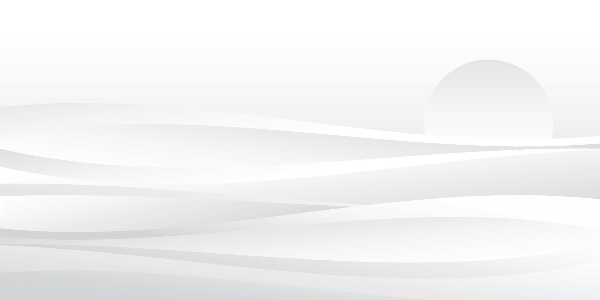 White wall with sand wave pattern, gradient sky and sun, background image. vector