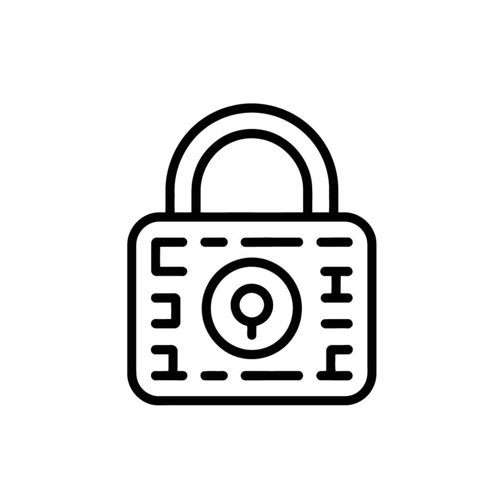 Secure Access Symbol The Importance of Password Protection and Online Security Best Practices Illustration vector