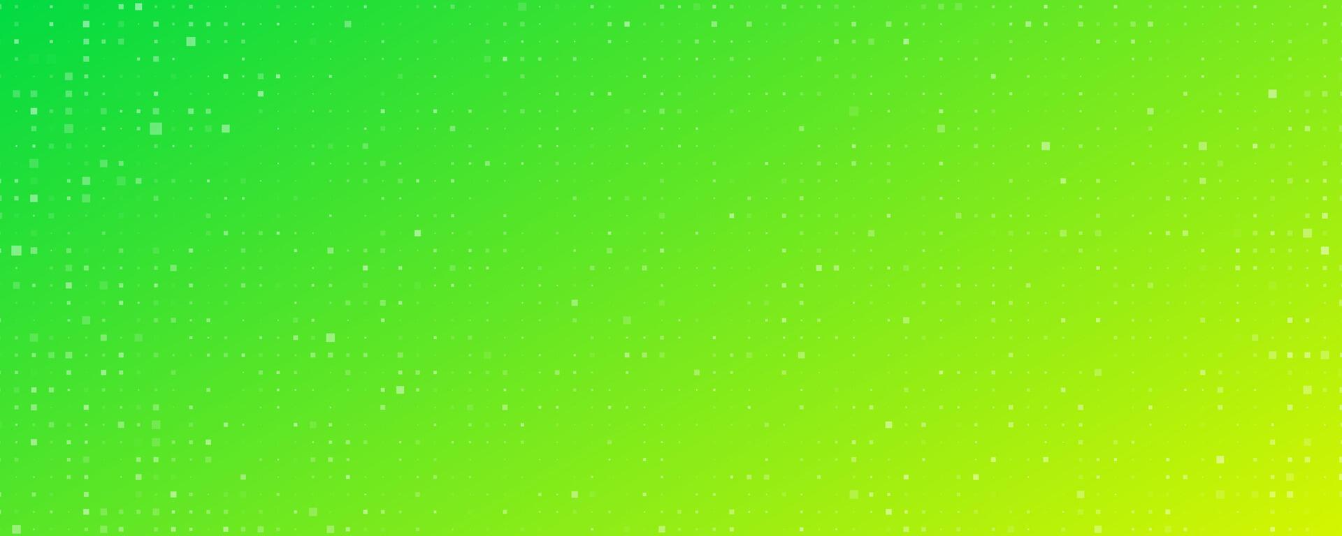 Abstract green gradient geometric background with squares vector