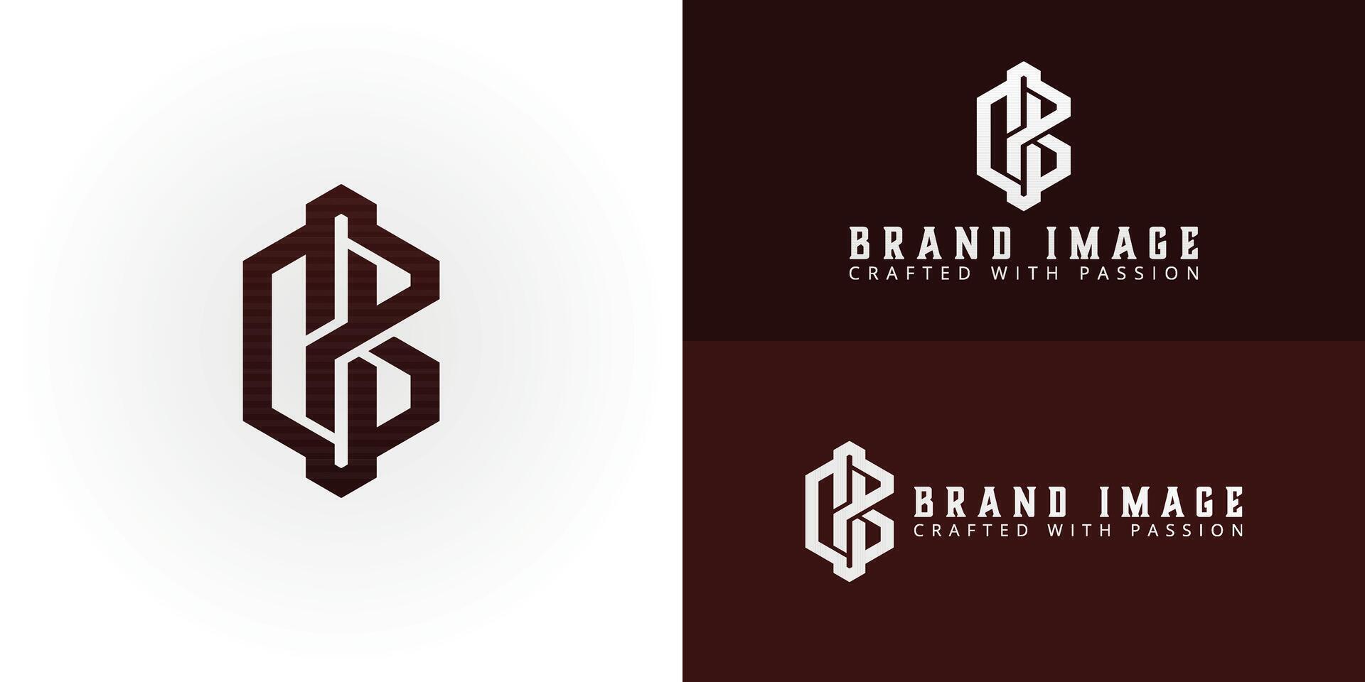 The personal brand logo creatively combines the initials BI into a strong, interconnected emblem. Its structured yet fluid design communicates professionalism, identity, and a unique personal touch. vector